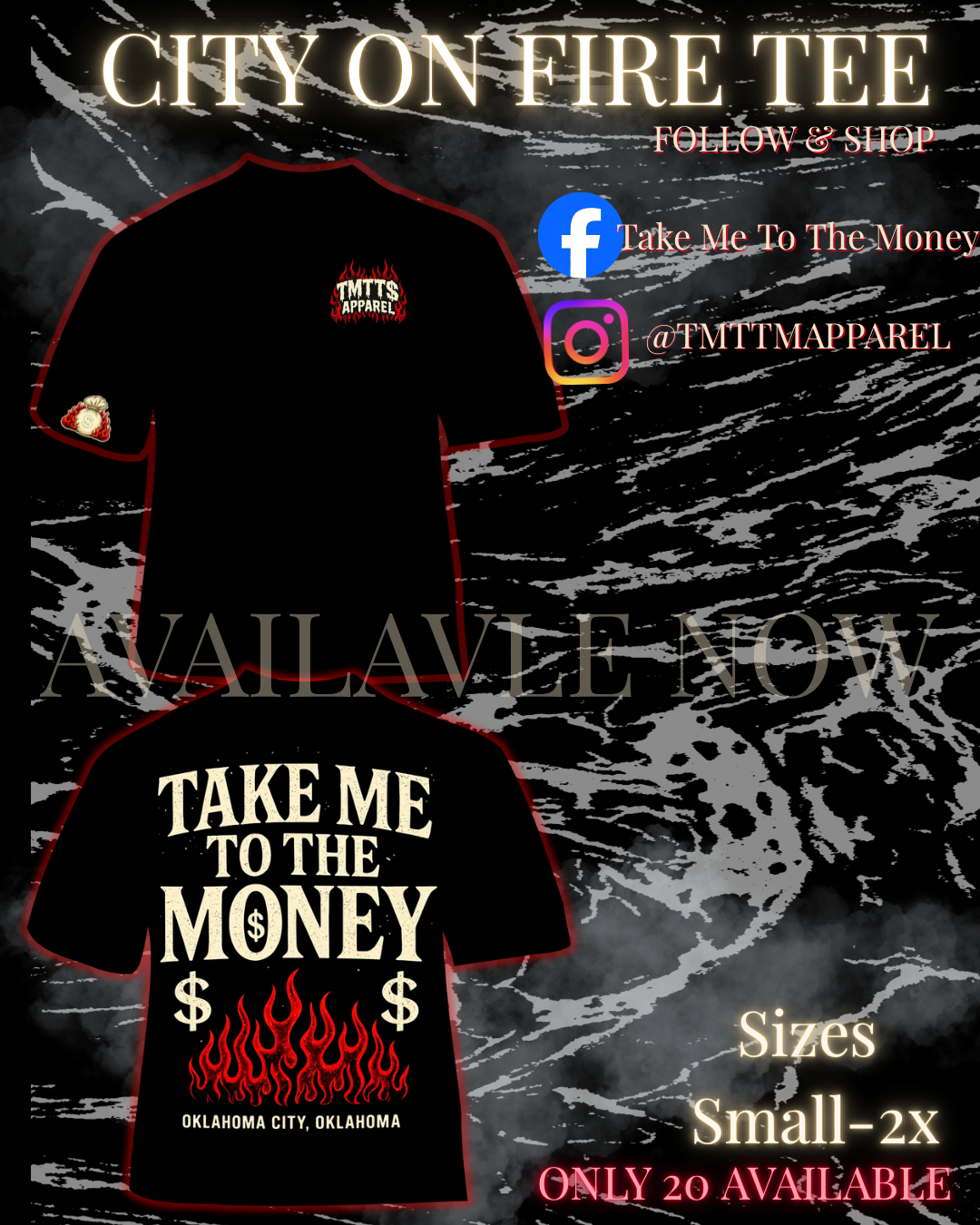 City On Fire Tee